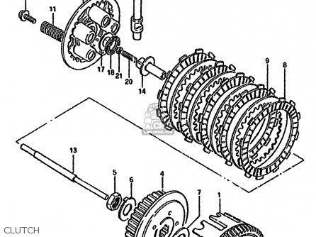 CLUTCH - GN125E 1994 (R) SINGAPORE (E30)