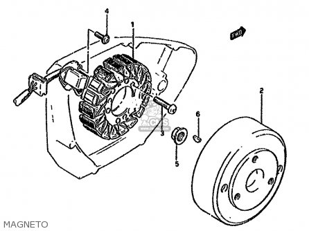 MAGNETO - GN125E 1994 (R) SINGAPORE (E30)
