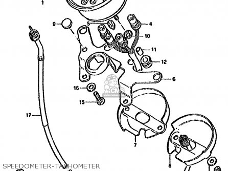 SPEEDOMETER-TACHOMETER - GN125E 1994 (R) SINGAPORE (E30)