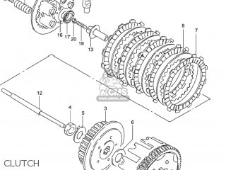CLUTCH - GN125E 1994 (R) USA (E03)