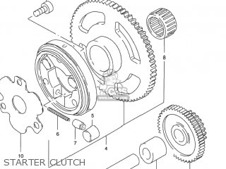 STARTER CLUTCH - GN125E 1994 (R) USA (E03)