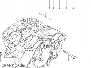CRANKCASE - GN125E 1996 (T) USA (E03)
