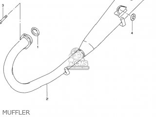 MUFFLER - GN125E 1996 (T) USA (E03)