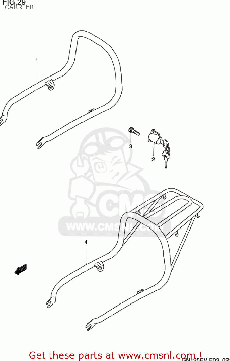 CARRIER GN125E 1997 (V) USA (E03)