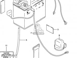 BATTERY - GN125E 1997 (V) USA (E03)