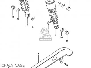 CHAIN CASE - GN125E 1997 (V) USA (E03)