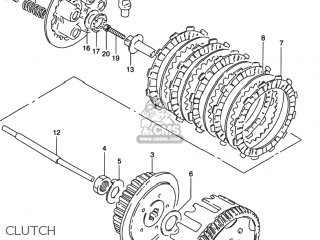 CLUTCH - GN125E 1997 (V) USA (E03)