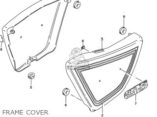 FRAME COVER - GN125E 1997 (V) USA (E03)