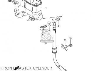 FRONT MASTER CYLINDER - GN125E 1997 (V) USA (E03)