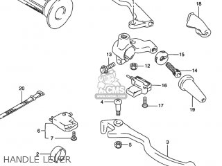 HANDLE LEVER - GN125E 1997 (V) USA (E03)