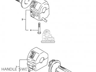 HANDLE SWITCH - GN125E 1997 (V) USA (E03)