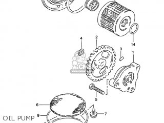 OIL PUMP - GN125E 1997 (V) USA (E03)