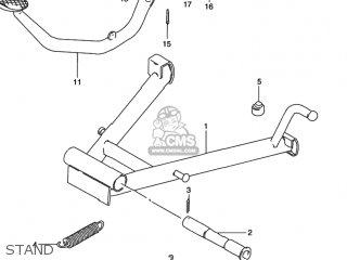 STAND - GN125E 1997 (V) USA (E03)