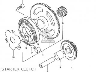 STARTER CLUTCH - GN125E 1997 (V) USA (E03)