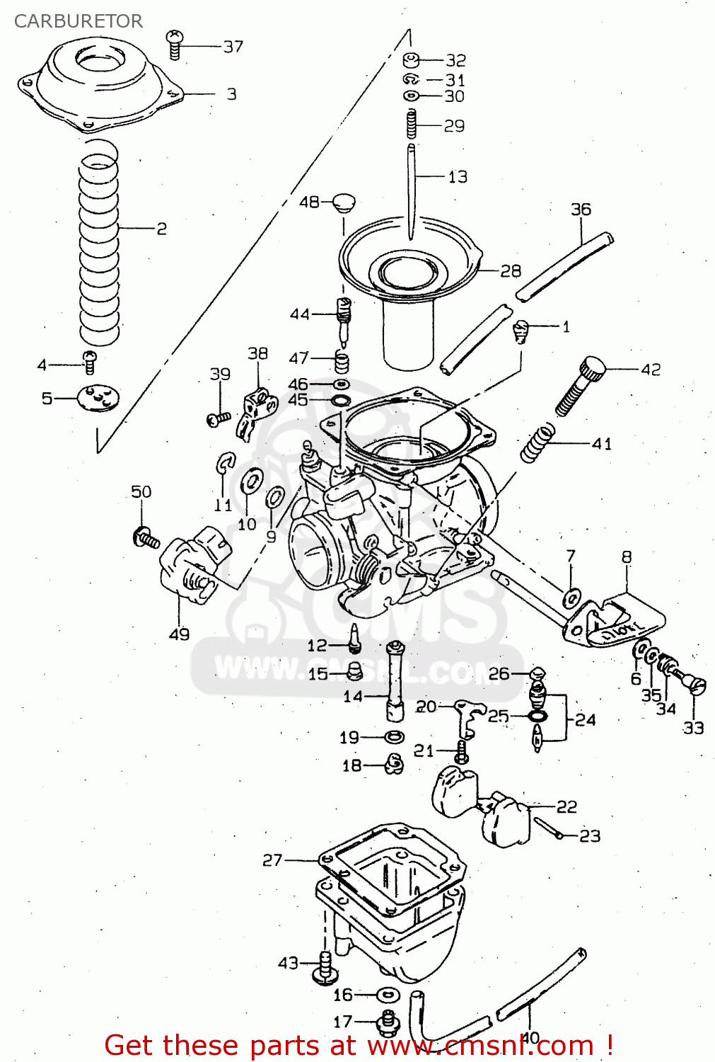 CARBURETOR GN125E 1999 (X) SINGAPORE (E30)