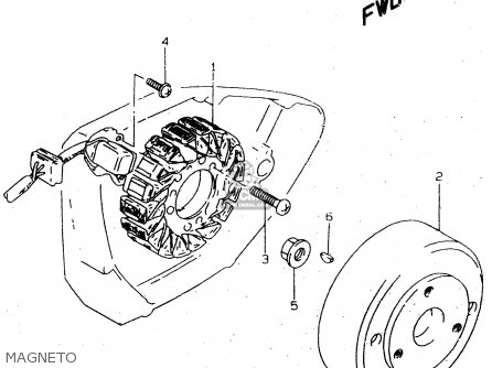 MAGNETO - GN125U 1999 (X) GERMANY (E22)