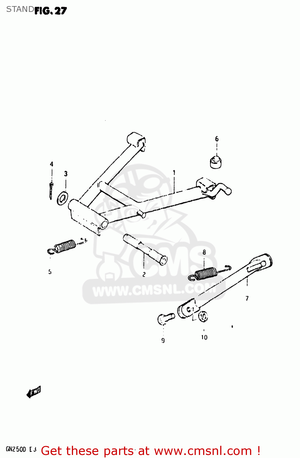 STAND GN250 1982 (Z) USA (E03)
