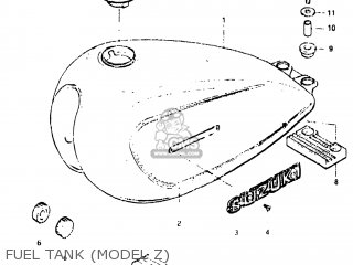 FUEL TANK (MODEL Z) - GN250 1982 (Z) USA (E03)