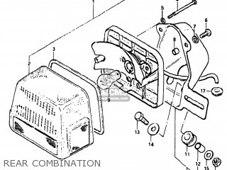 REAR COMBINATION - GN250 1982 (Z) USA (E03)