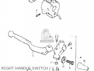 RIGHT HANDLE SWITCH - GN250 1982 (Z) USA (E03)