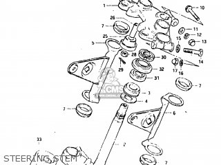 STEERING STEM - GN250 1982 (Z) USA (E03)