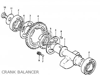 CRANK BALANCER - GN250 1983 (D) USA (E03)
