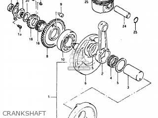 CRANKSHAFT - GN250 1983 (D) USA (E03)
