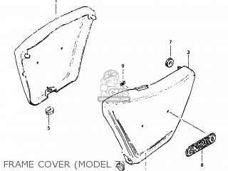 FRAME COVER (MODEL Z) - GN250 1983 (D) USA (E03)