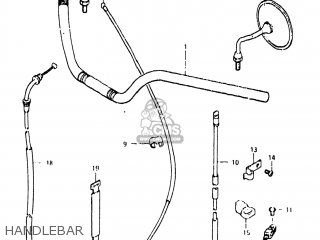 HANDLEBAR - GN250 1983 (D) USA (E03)