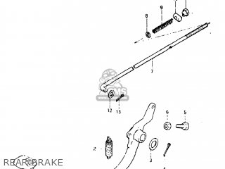 REAR BRAKE - GN250 1983 (D) USA (E03)