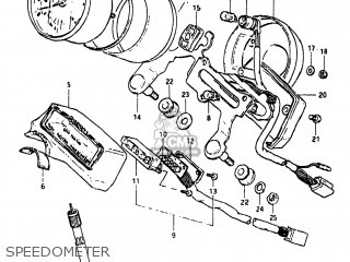 SPEEDOMETER - GN250 1983 (D) USA (E03)