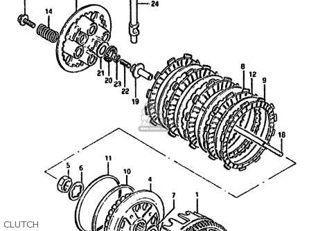 CLUTCH - GN250 1985 (F) (E02 E22 E24 E39 E95)