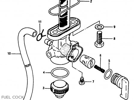 FUEL COCK - GN250 1985 (F) (E02 E22 E24 E39 E95)