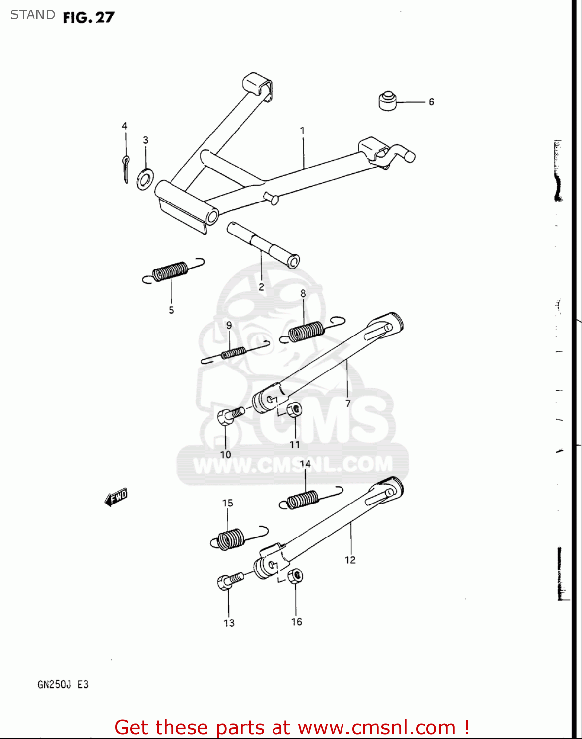 STAND GN250 1988 (J) USA (E03)