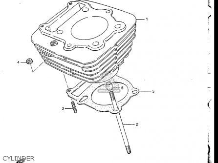 CYLINDER - GN250 1988 (J) USA (E03)
