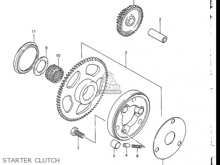 STARTER CLUTCH - GN250 1988 (J) USA (E03)