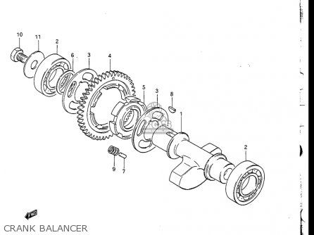 CRANK BALANCER - GN250 1988 (J) USA (E03)