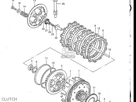CLUTCH - GN250 1988 (J) USA (E03)