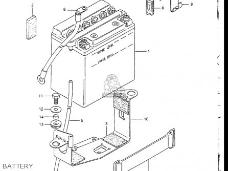 BATTERY - GN250 1988 (J) USA (E03)