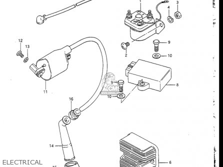 ELECTRICAL - GN250 1988 (J) USA (E03)