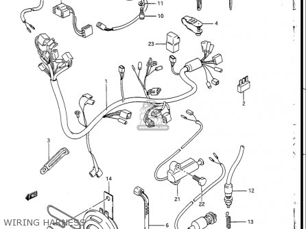 WIRING HARNESS - GN250 1988 (J) USA (E03)