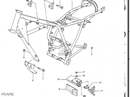 FRAME - GN250 1988 (J) USA (E03)
