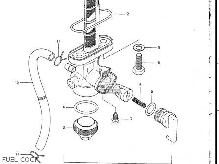 FUEL COCK - GN250 1988 (J) USA (E03)