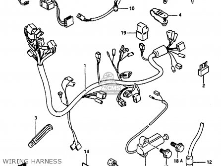 WIRING HARNESS - GN250 1989 (K) AUSTRALIA (E24)
