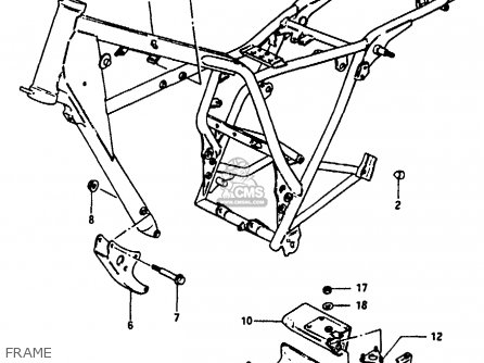 FRAME - GN250 1990 (L) AUSTRALIA (E24)