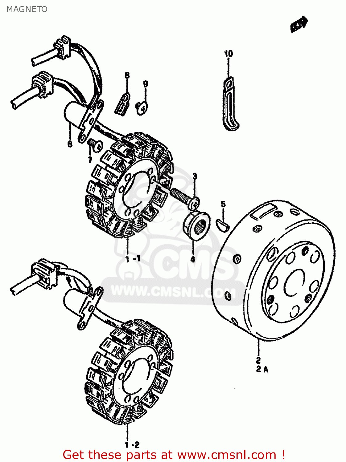 MAGNETO GN250 1991 (M) (E02 E04 E22 E24 E25 E34 E39 E53)