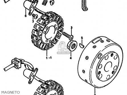 MAGNETO - GN250 1991 (M) (E02 E04 E22 E24 E25 E34 E39 E53)