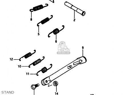 STAND - GN250 1994 (R) (E02 E04 E22 E24 E25 E34 E39 E53)