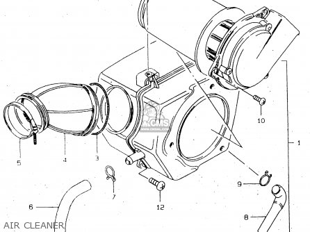 AIR CLEANER - GN250 1996 (T) (E02 E04 E22 E24 E25 E34 E39) / P37
