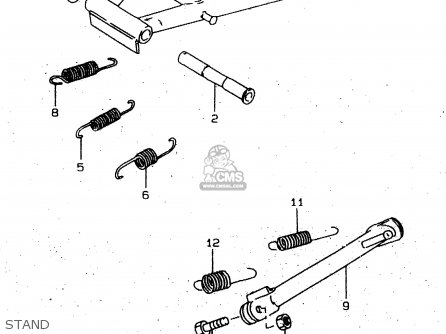 STAND - GN250 1996 (T) (E02 E04 E22 E24 E25 E34 E39) / P37